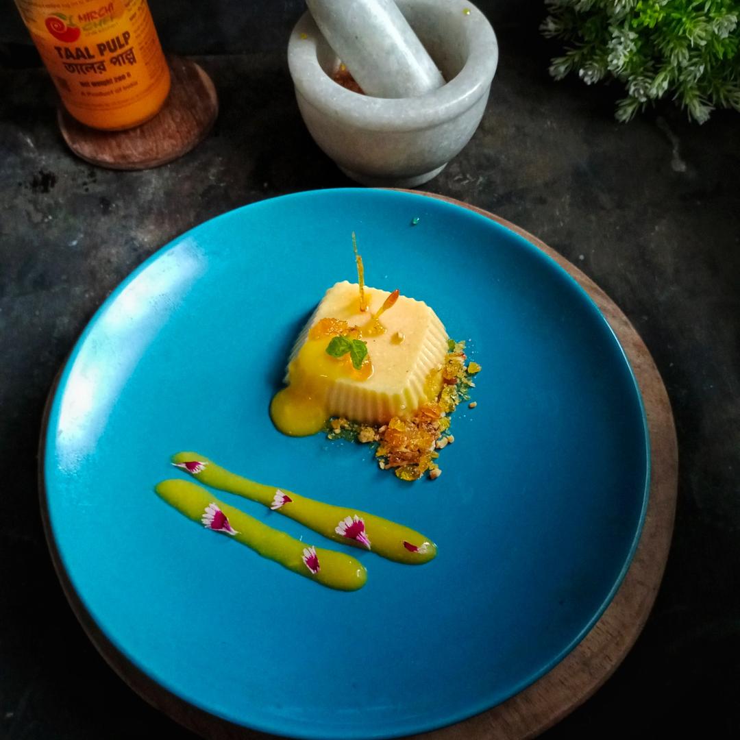 Taal Panacota with Coconut Taal Sauce